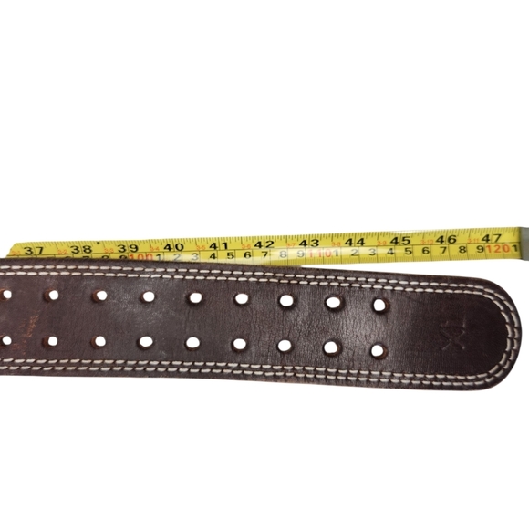 RDX 4" Leather Weightlifting Belt XL – V-Tanned Hand Made Powerlifting Belt - Picture 13 of 14